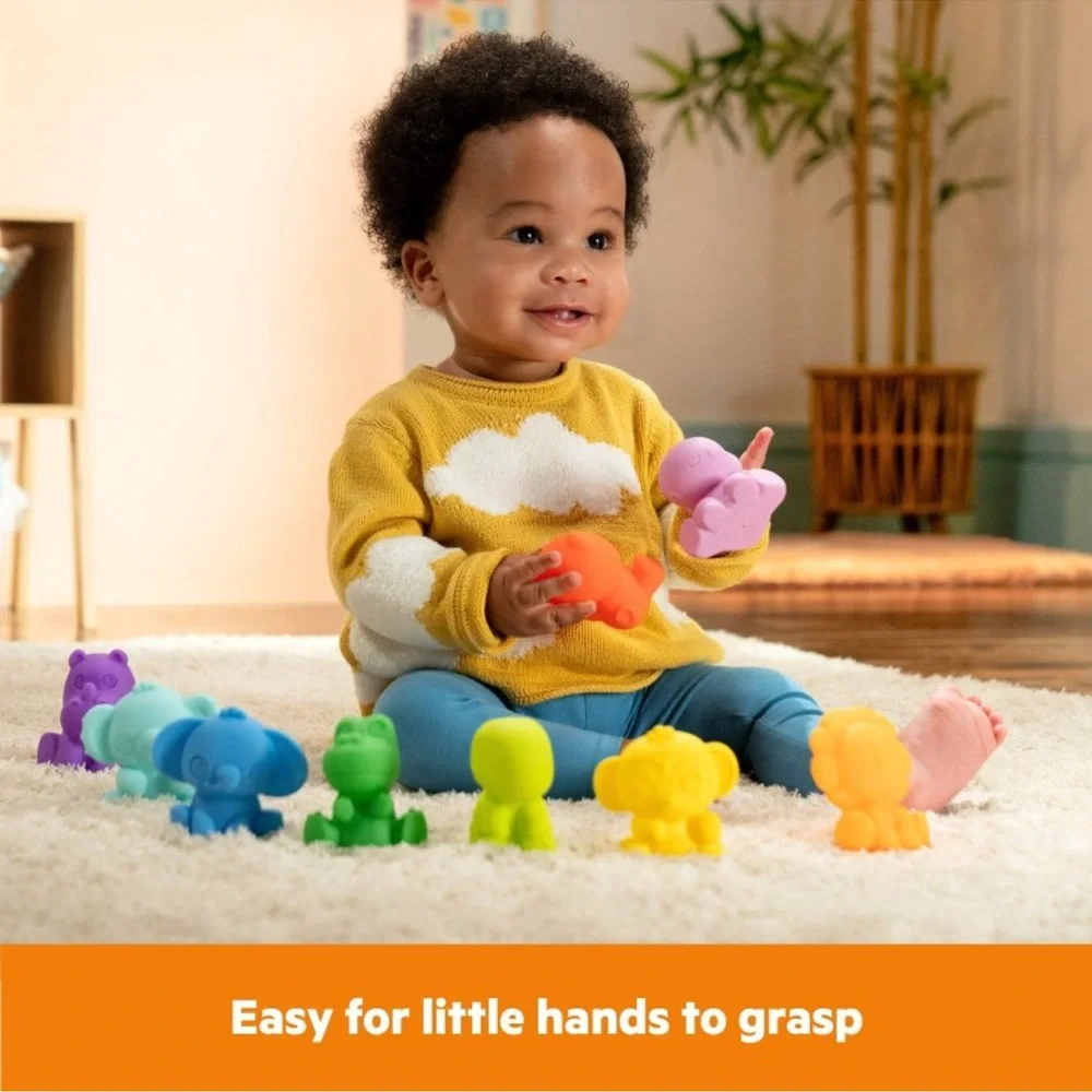 Bright Starts Block and Buddies Holiday Baby Toy Gift Set - 18pc